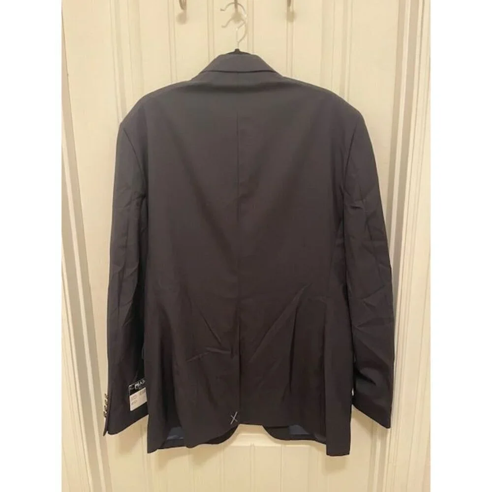 Jos A. Bank Executive Blazer Traditional Fit Men's‎ 42L Black 100% Wool